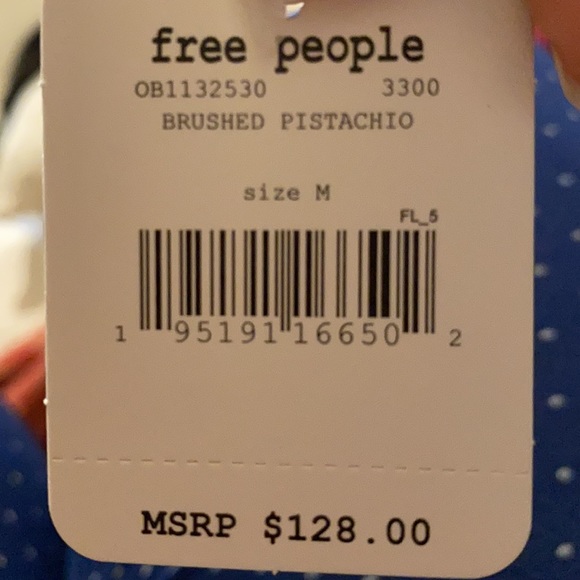 Free People Namaslay Jacket Medium brushes pistachio - Picture 8 of 13